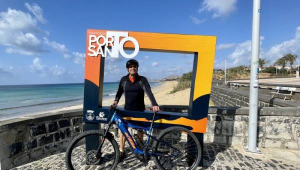 Rowerem na Porto Santo - malutkiej wyspie na Atlantyku